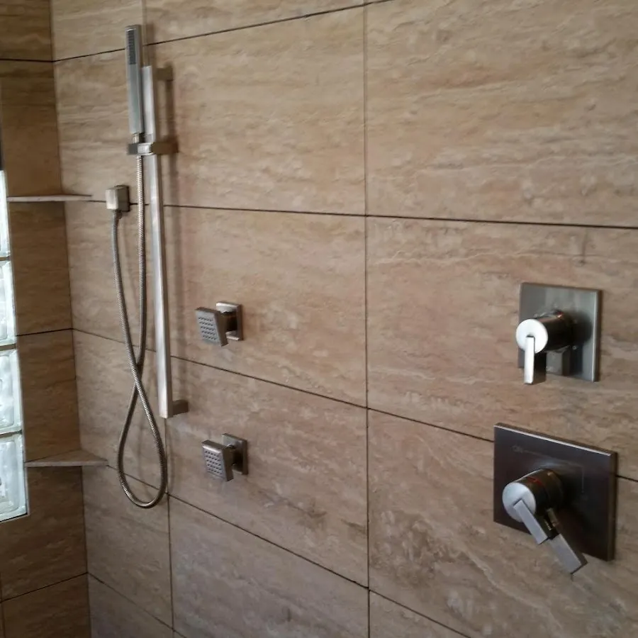 Shower fixture installation for Water Heater Replacement in East St. Louis